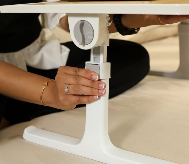 Multifunctional bedside table (Beige)